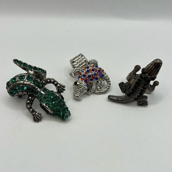 Set of 3 adjustable gator rings - Picture 1 of 4